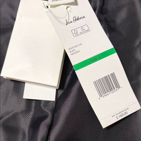 Sam Edelman Black Velvet Double-Breasted Blazer with Gold Buttons - Picture 8 of 11